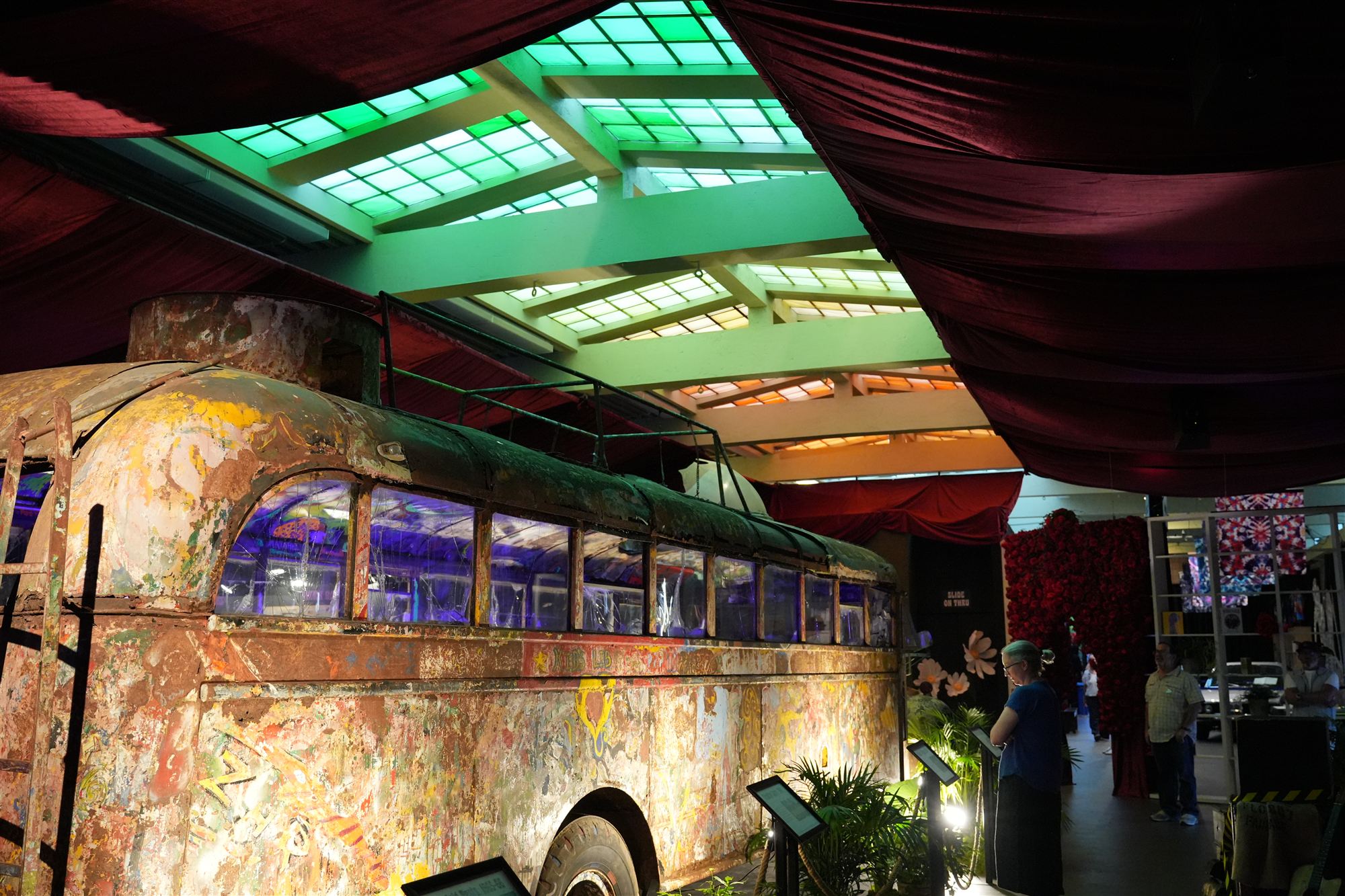 Furthur under the colored skylight