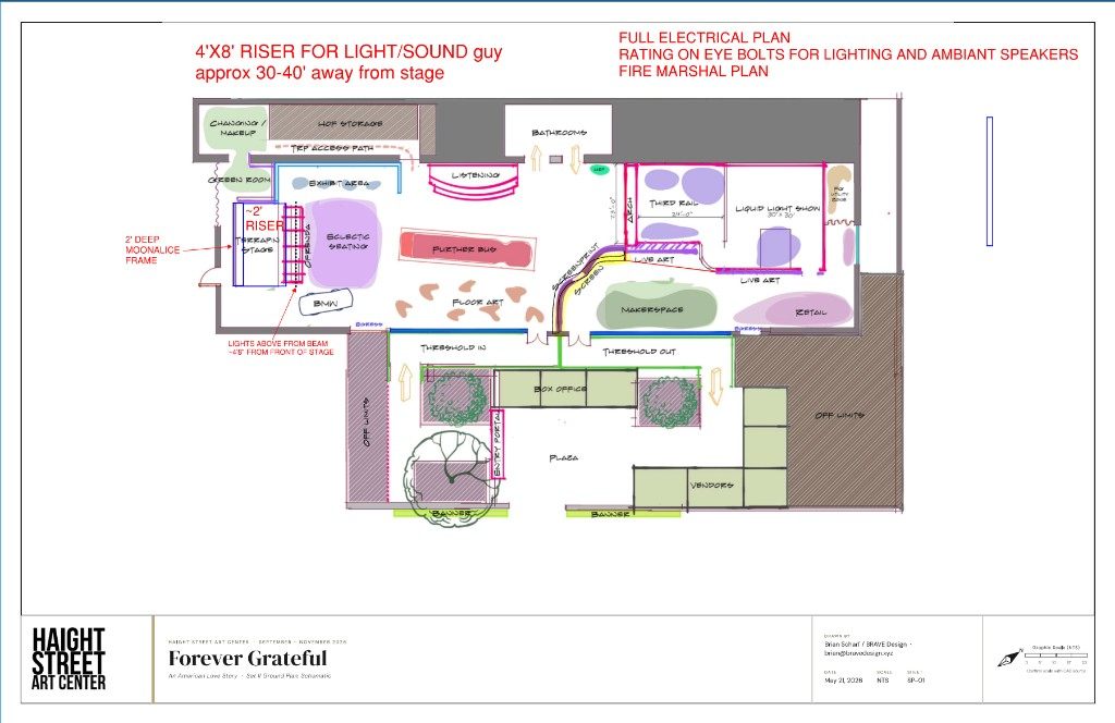 SP-01 ground plan, eight days after the walkthrough