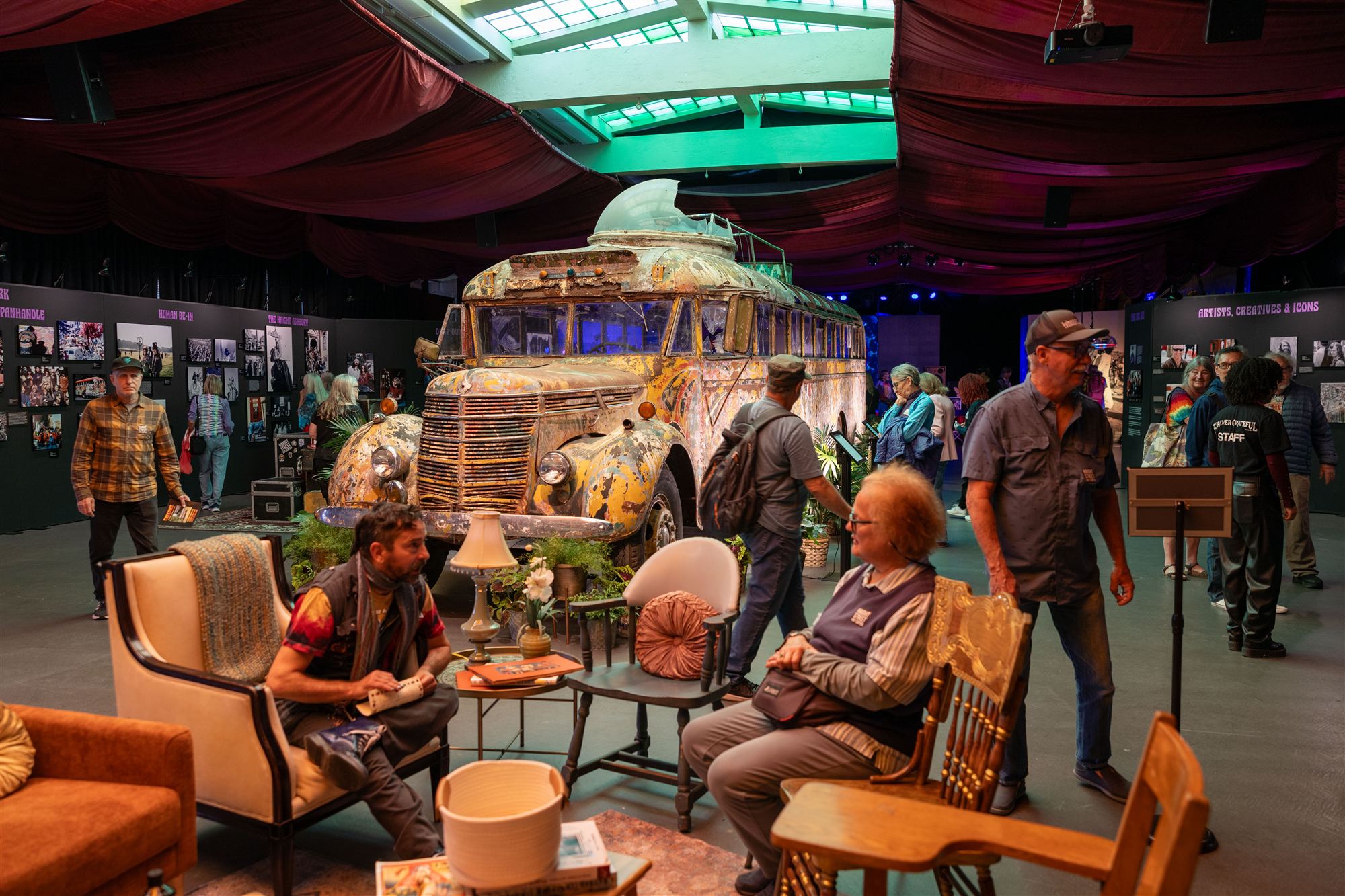 Guests in the lounge beside Furthur