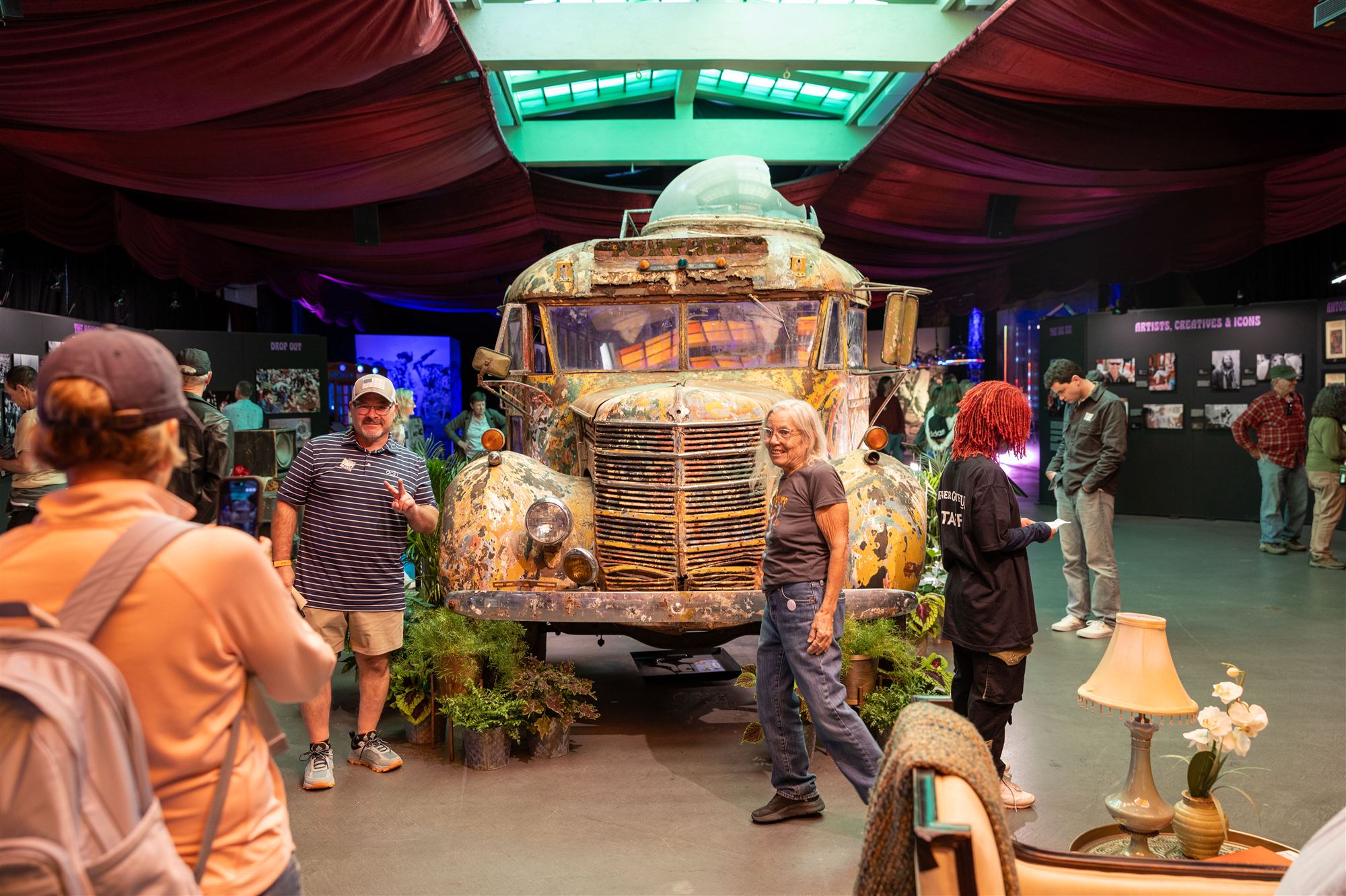 Guests at the front of Furthur